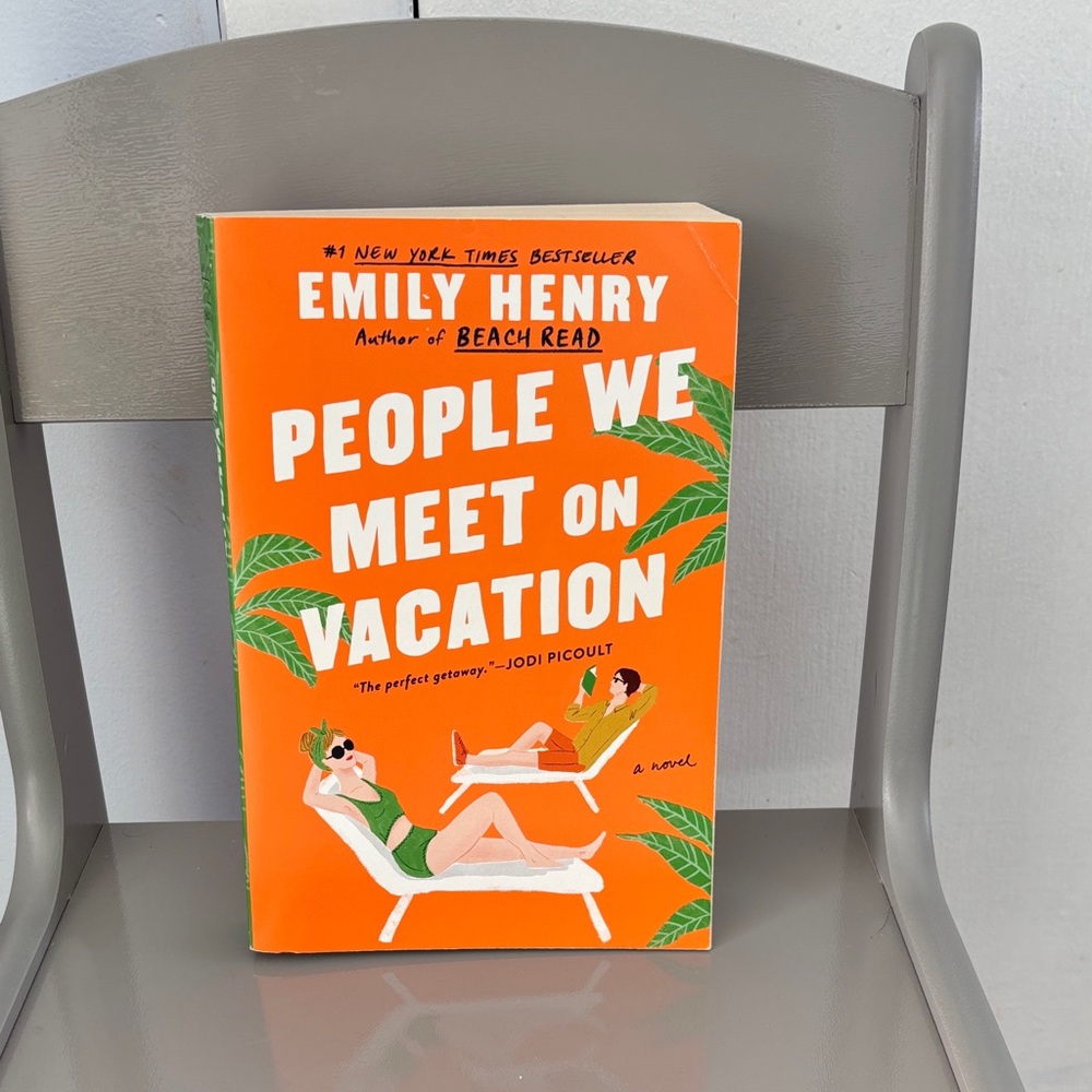 People We Meet On Vacation by - Orange Coffee Table Book